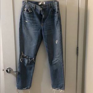 Reformation Julia High Waist Cigarette Jeans